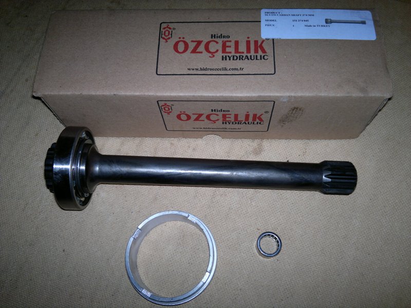 151-274-045 Вал отбора мощности КОМа КПП ZF 16S151 Hidroozcelik Турция L-274 mm