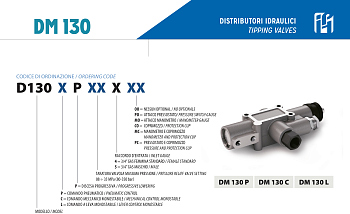 Распределитель самосвальный D130 3/4" HydroCar/IPH 130 л/мин, 190 bar (80-350 бар) PRESS+COPRIM