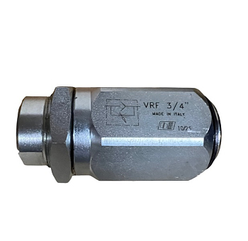 Дроссель гидравлический VRF 3/4" с обратным клапаном Oleodinamica Marchesini