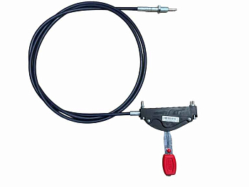 Трос включения коробки отбора мощности (КОМ) L-3 метра OMFB С ФИКСАЦИЕЙ