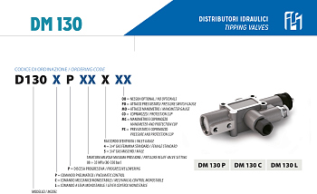 Распределитель самосвальный D130 3/4" HydroCar 130 л/мин, 190 bar (80-350 бар) PRESS+COPRIM