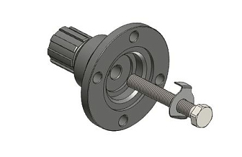 Фланец КОМа ISO 8х32х36 SPICER 1300 (50х62,45) OMFB