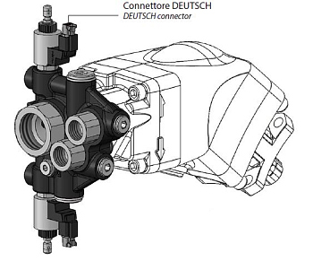 Перепускной клапан by-pass для насосов серии TWIN FLOW 53+53; 70+35 24V OMFB NEW 2025