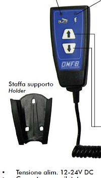 Пульт управления Kit elettrico corto (3500mm) PK-RE ”CABLED” LIGHT OMFB