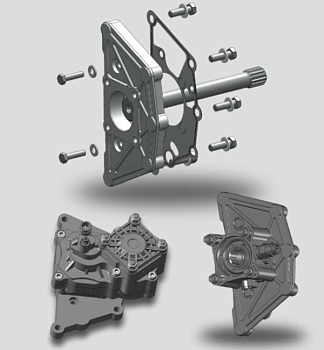 Вал отбора мощности ZF 12TX/16TX TRAXON L-273,8 мм HYDROCAR/IPH