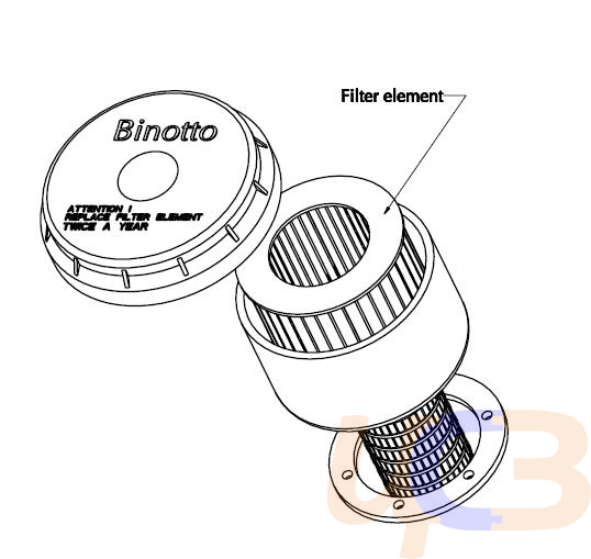 Фильтр-сапун воздушный Binotto ID 00010689